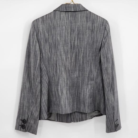 Herve Leger Paris Wool Jacket Blazer Pant SET Workwear Gray Size 8/10 - Picture 5 of 13